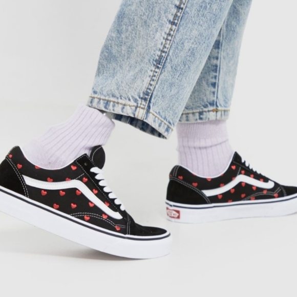 Women's Van's Old Skool "black red red" - Picture 2 of 5